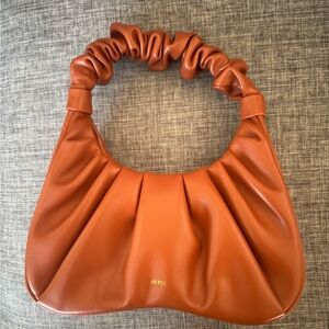 JW PEI Women's Brown Gathered Shoulder Bag